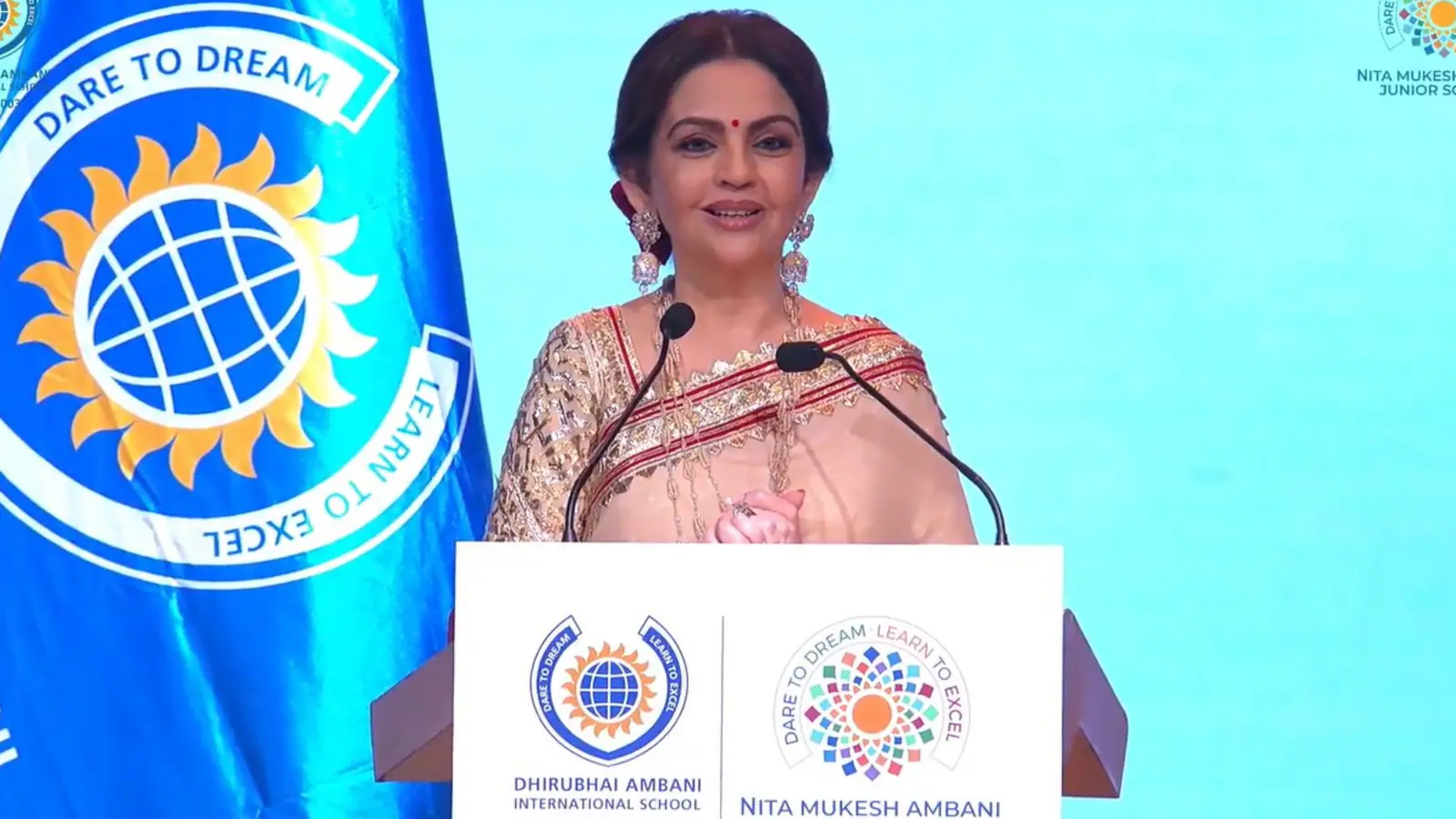 Nita Ambani keynote at Harvard India Conference